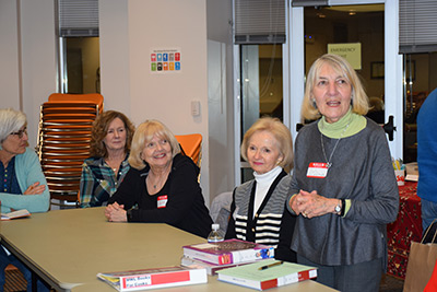 a meeting of the Books for Cooks book club