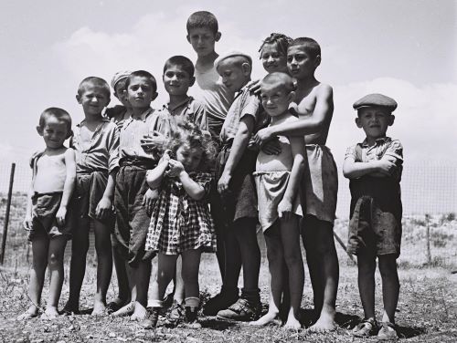 A Group of Orphaned Holocaust Survivors, 1944