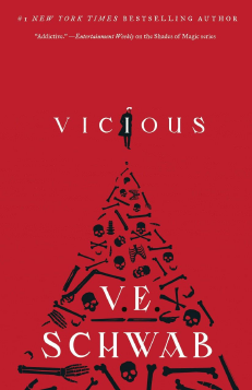 The book cover of Vicious by V.E. Schwab